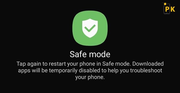 Bật chế độ Safe mode