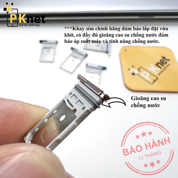 Gioăng chống nước trên khay sim S22+