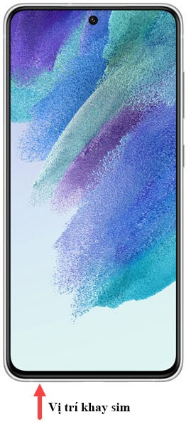 Vị trí khay sim Samsung Galaxy S21 FE 5G